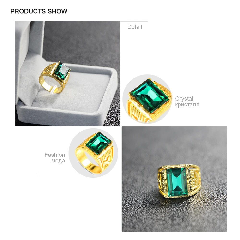 Женское кольцо с опалом и большим кристаллом золотистого цвета|crystal rings for women|crystal