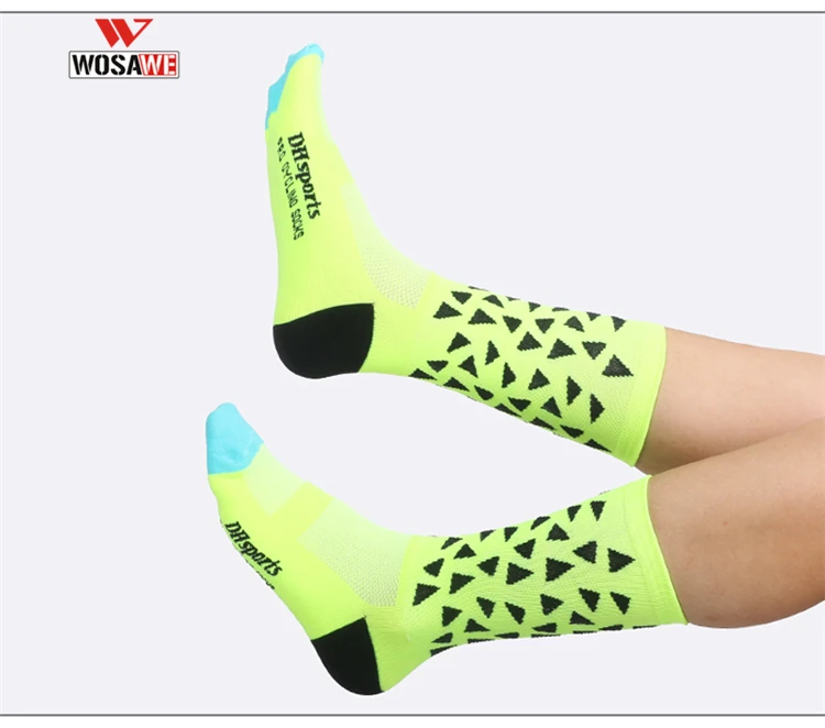 WOSAWE спортивные носки для велосипедистов до колена Компрессионные
