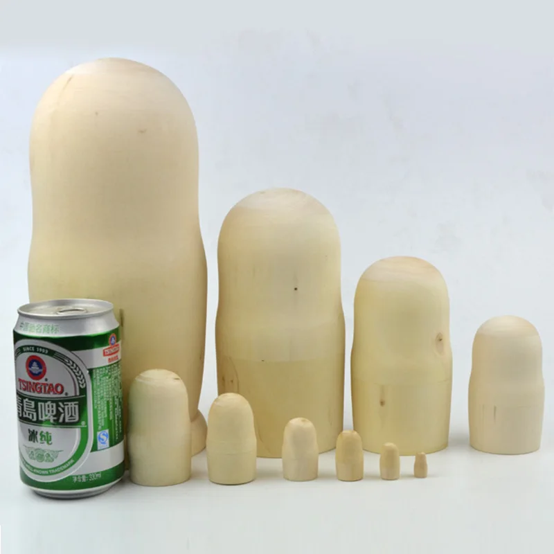 10 шт./компл. DIY Ручная Краска неокрашенные деревянные Неокрашенные Пустые