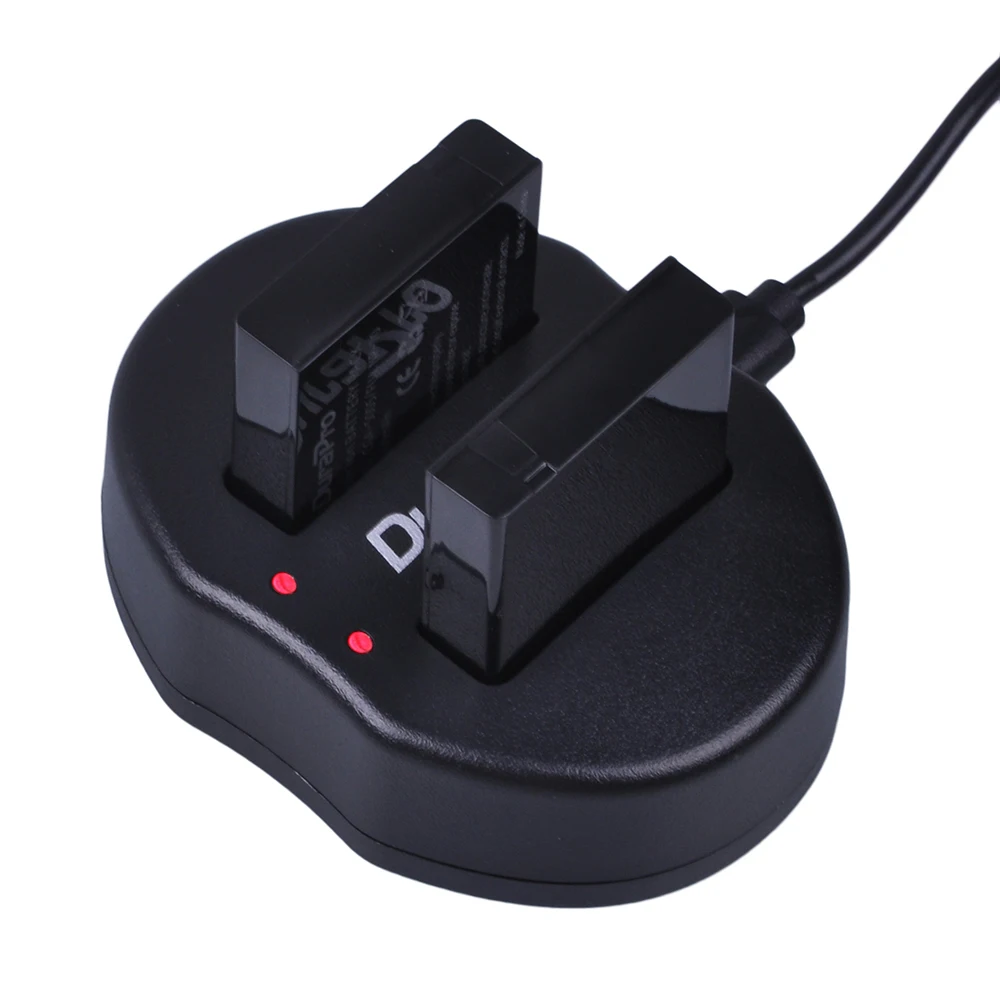 2 шт. CGA-S005 CGAS S005 аккумуляторная батарея + USB двойное зарядное устройство для PANASONIC