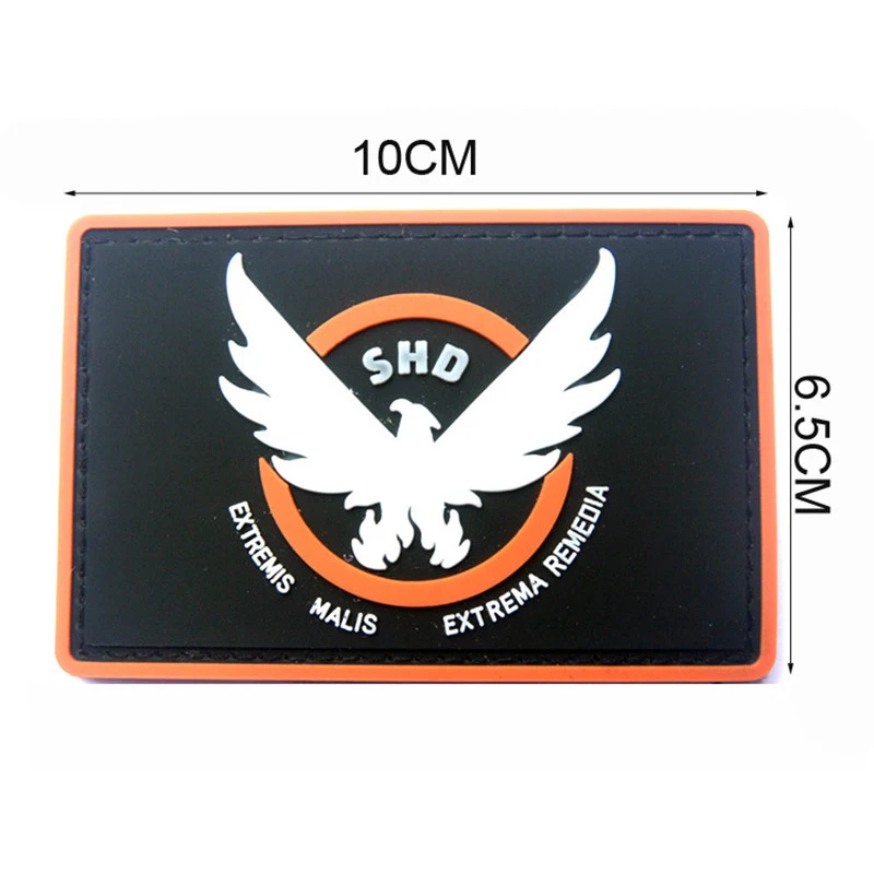 Три стиля игры страйкбол Косплей ПВХ патч The Division SHD Wings Out бейдж моральная военная