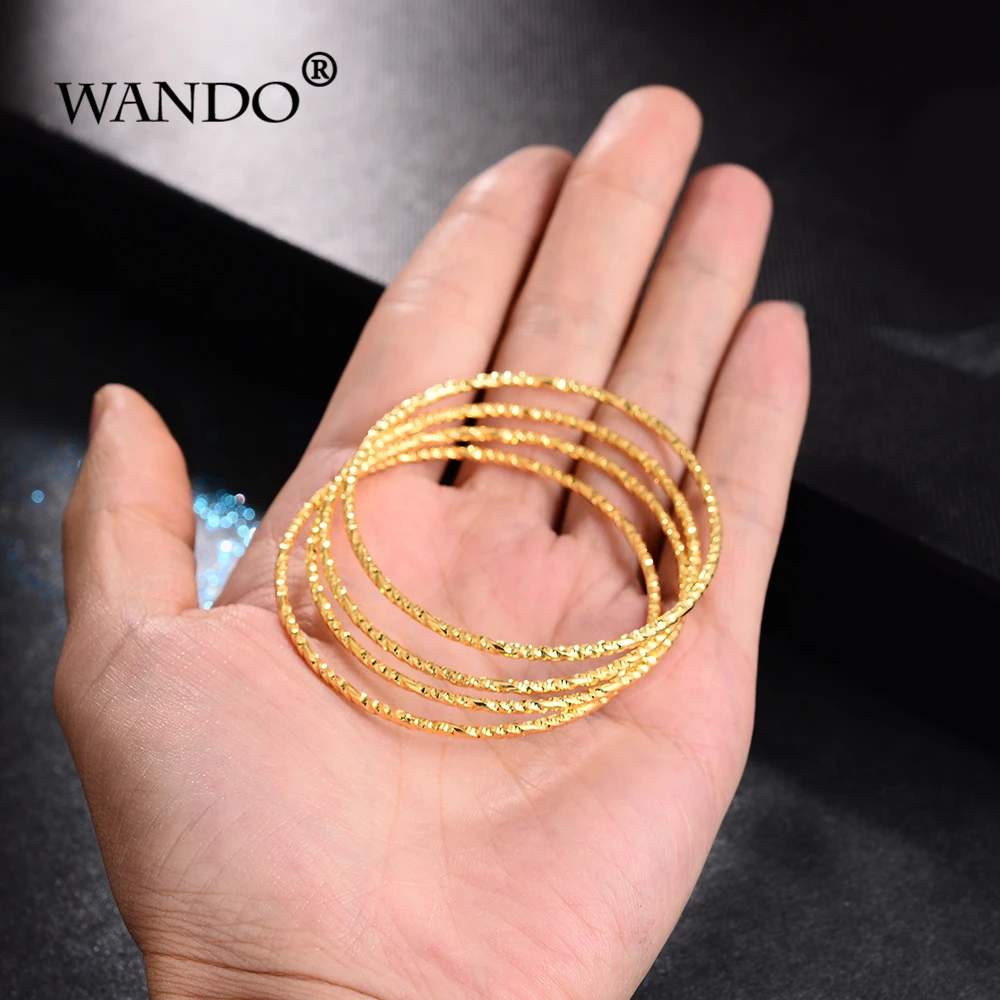 WANDO 4 шт./лот детский браслет ювелирное изделие золотистого цвета элегантный в