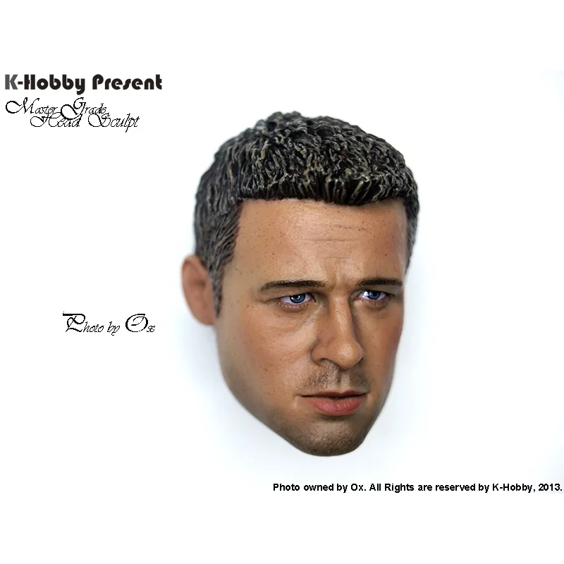 Estartek K Hobby 1/6 Брэд Питт голова лепить для 12 дюймов фигурку DIY|Игровые фигурки и