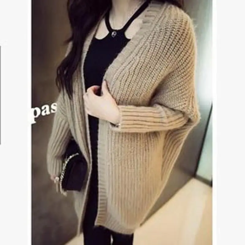 Cardigan - New Arrival Women Korean Explosion Models Big Yards Sweater Jacket #1761011 |
