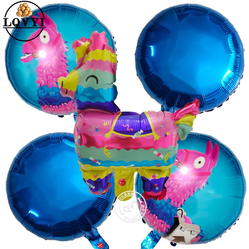 5 шт./компл. 18 дюймов лама Альпака Pinata фольга гелиевые шары Единорог вечерние шары детский душ Globos украшения для вечеринки в честь Дня рождения игрушки