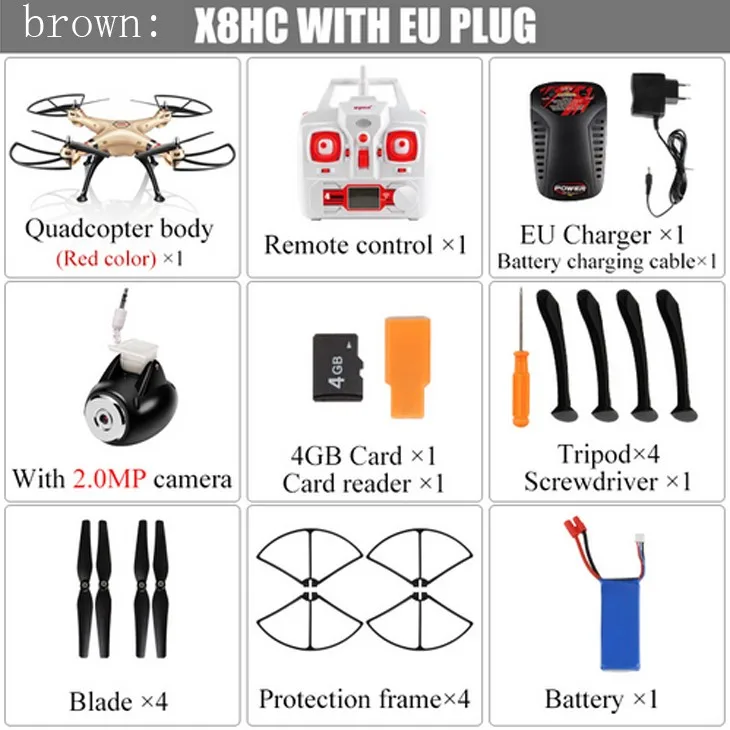 SYMA X8HC X8C обновления Квадрокоптер с дистанционным управлением беспилотные