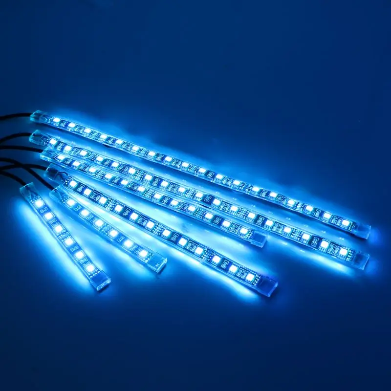 6 шт 5050 SMD гибкие полосы RGB мигающий светильник светодиодный пульт дистанционного