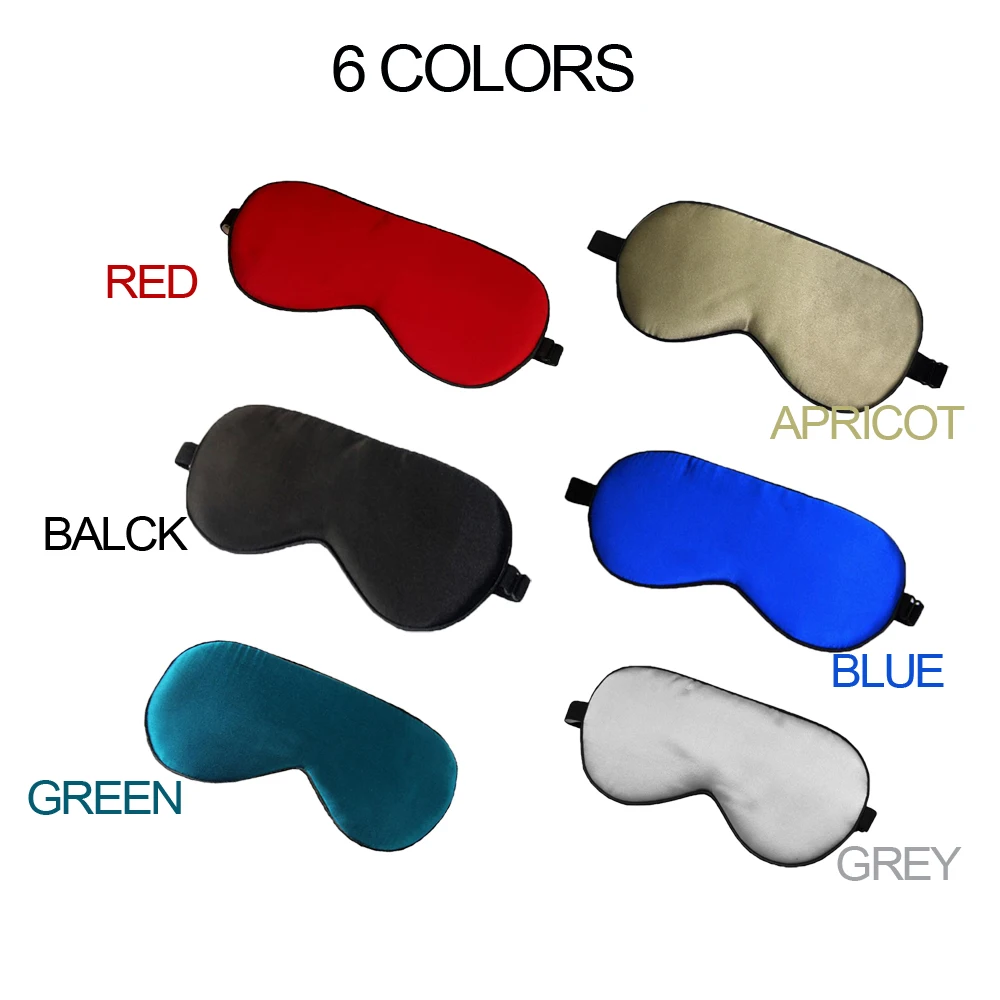 

Cucommax 100% Natural Silk Sleeping Eye Mask Eye Shade Sleep Mask Black Mask Bandage on Eyes for Sleeping-MSK24