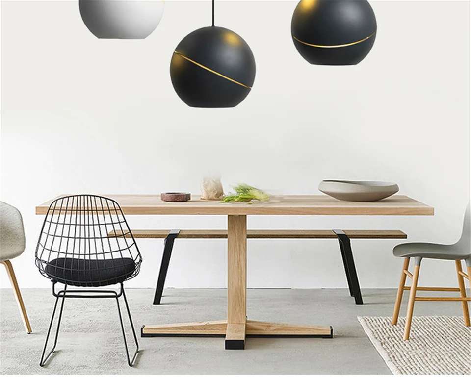 Modern LED G9 Hemisphere Pendant Lights Postmodernism Northern Europe LED Pendant Lamp AC 90-260V Bedroom Parlor Study Hanglamp