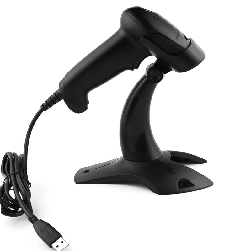 Сканер штрих-кода 2D проводной лазерный сканер считыватель QR-кода для