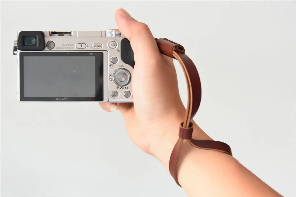 Новый черный коричневый классический ремешок из натуральной кожи для Canon Nikon Sony