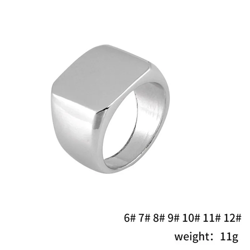 1 шт. хип хоп серии модные креативные глянцевое кольцо Мужские кольца уличные