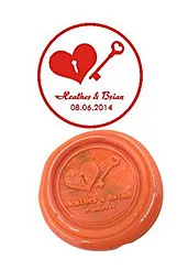 Key Lock Винтаж индивидуальный логотип роскошные Воск уплотнительное штамп латунь