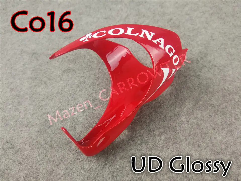 Co16 Полностью углеродное волокно Высокое качество Colnago карбоновая бутылка для воды держатель с 3 к/уд матовая/глянцевая 6 цветов на выбор - Цвет: Co16