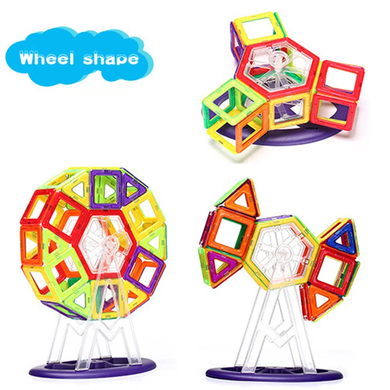 32 шт. мини Магнитные строительные блоки игрушки 3D дизайнерские магнитные