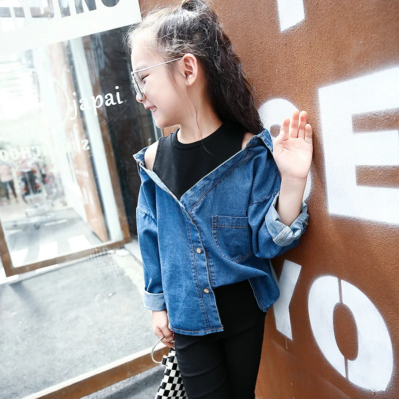 Новинка осени 2017 уличный тренд хлопковое Ковбойское пальто с открытыми плечами