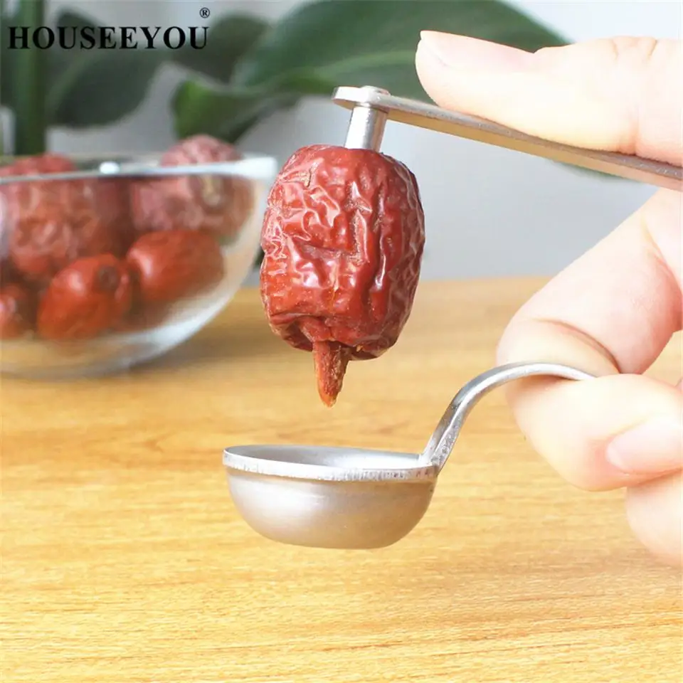 HOUSEEYOU Red Date Corers Stainless Steel Hawthorn Cherry Pitter Remover Machine Fruit Vegetable Core Seed Kitchen Tools | Дом и сад