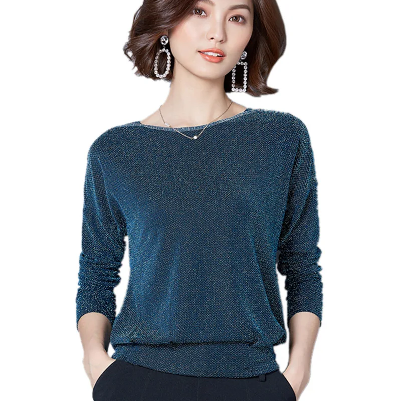 Женская зимняя футболка с длинным рукавом летучая мышь|t shirts for women|mesh t shirtfashion shirt |