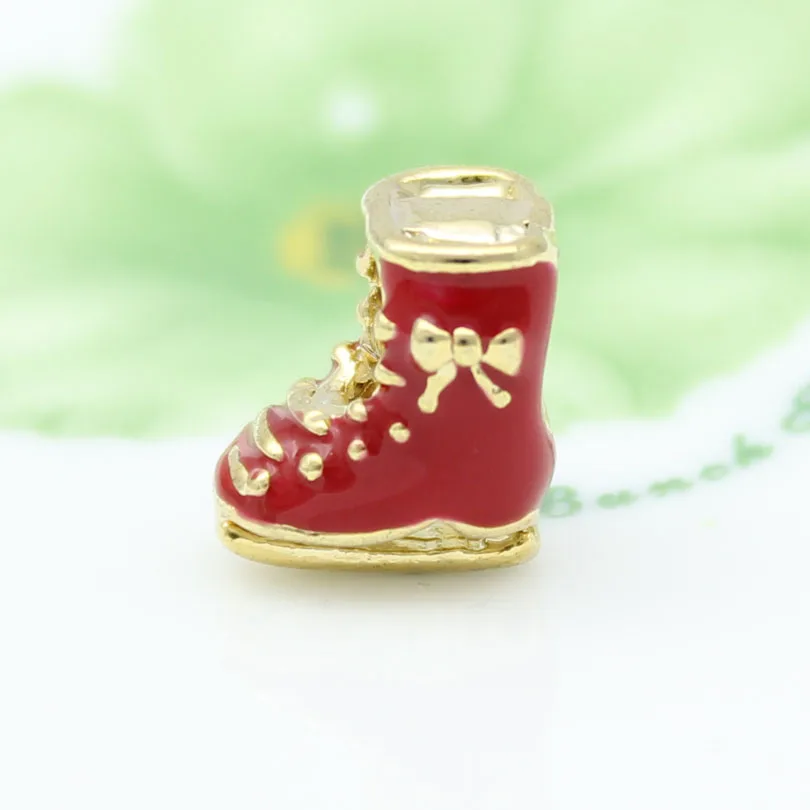 Модные ювелирные изделия DIY Шарм Европейский стиль рождественские бусы золотые