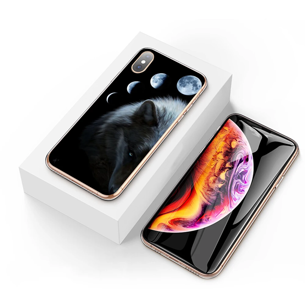 Твердый чехол для телефона Lavaza angry Animal wolf Face с узором Huawei P30 Pro Lite Nova 3 3i Honor 8 9 10 7A |