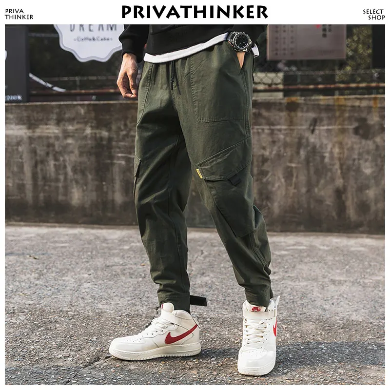 Privathinker дизайнерские брюки карго мужские 2019 s японские уличные джоггеры хип хоп