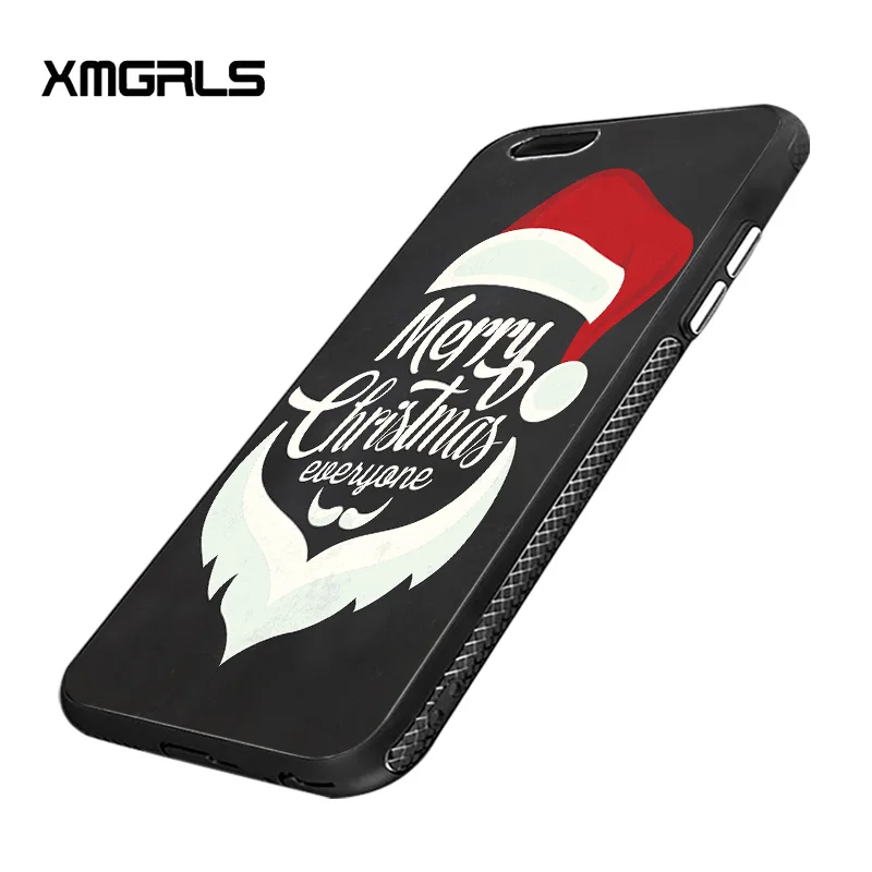 xmgrls for iPhone 7 plus case pattern non-slip PC frosted scale cool mobile phone cases bag Merry Christmas | Мобильные телефоны и