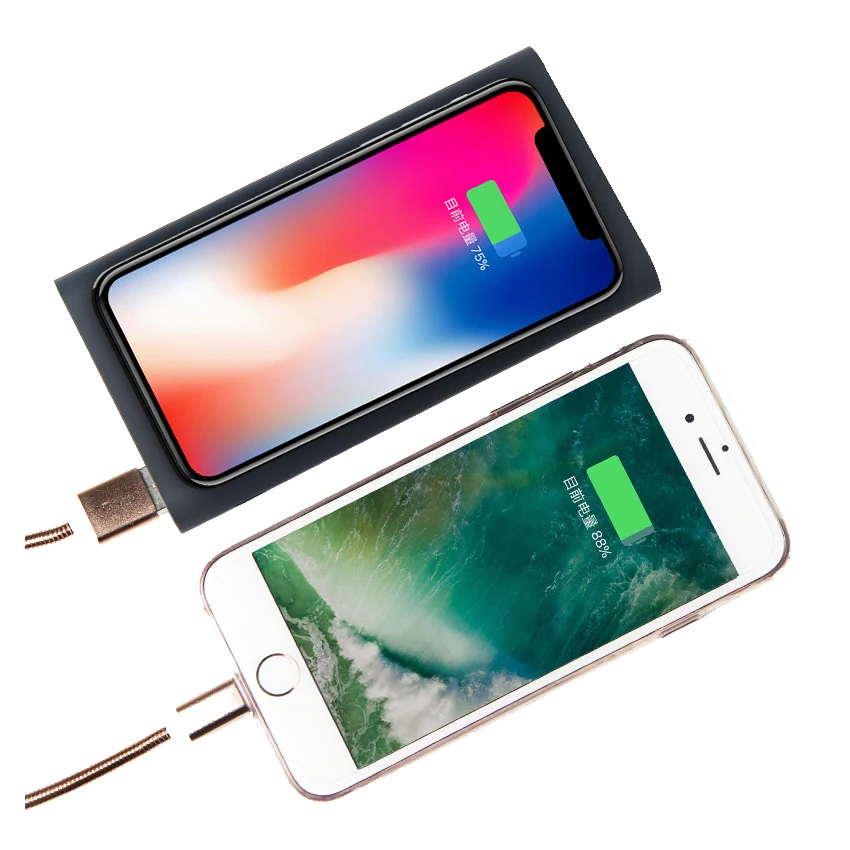10000 мАч QI Беспроводное зарядное устройство для iPhone X 8 Samsung S9 S8 100 шт./лот|Зарядные