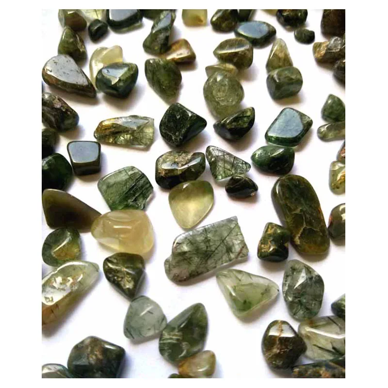 100 г натуральный Ghost Phantom Quartz садовый Кристалл Chorite кристаллы зеленый агат