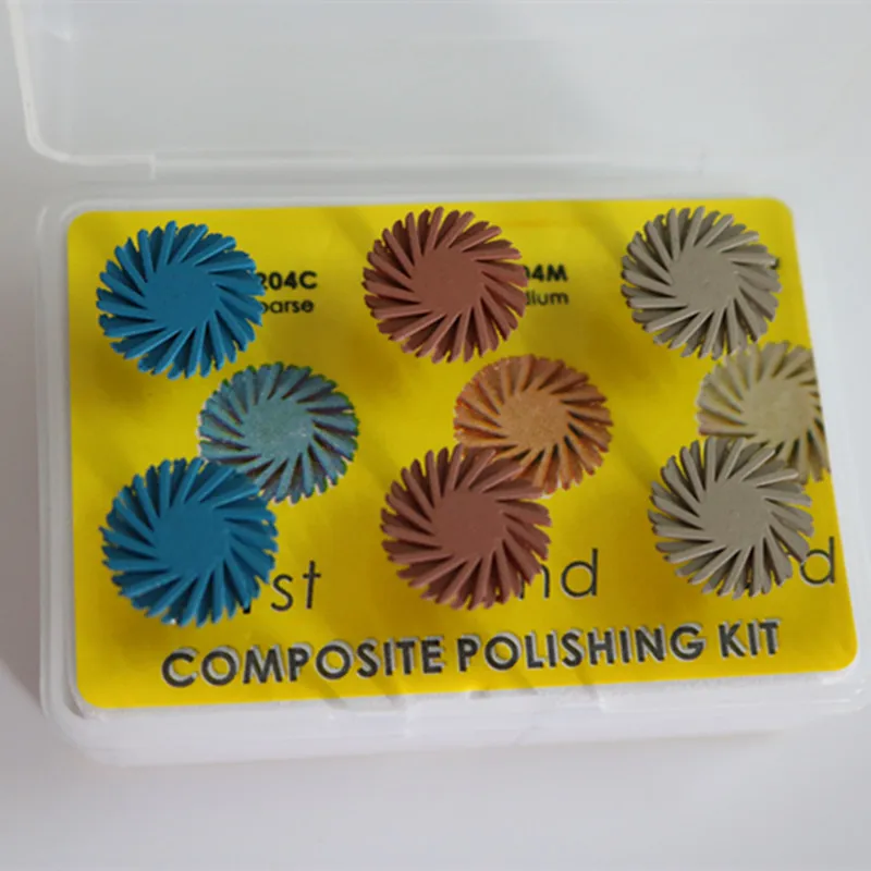 3 коробки стоматологический композитный спиральный полировщик набор полимерных