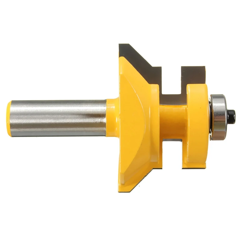 2 шт. Набор бит для маршрутизатора 1/2 дюймов X 3 совпадающий Язык и паз v вырез 45