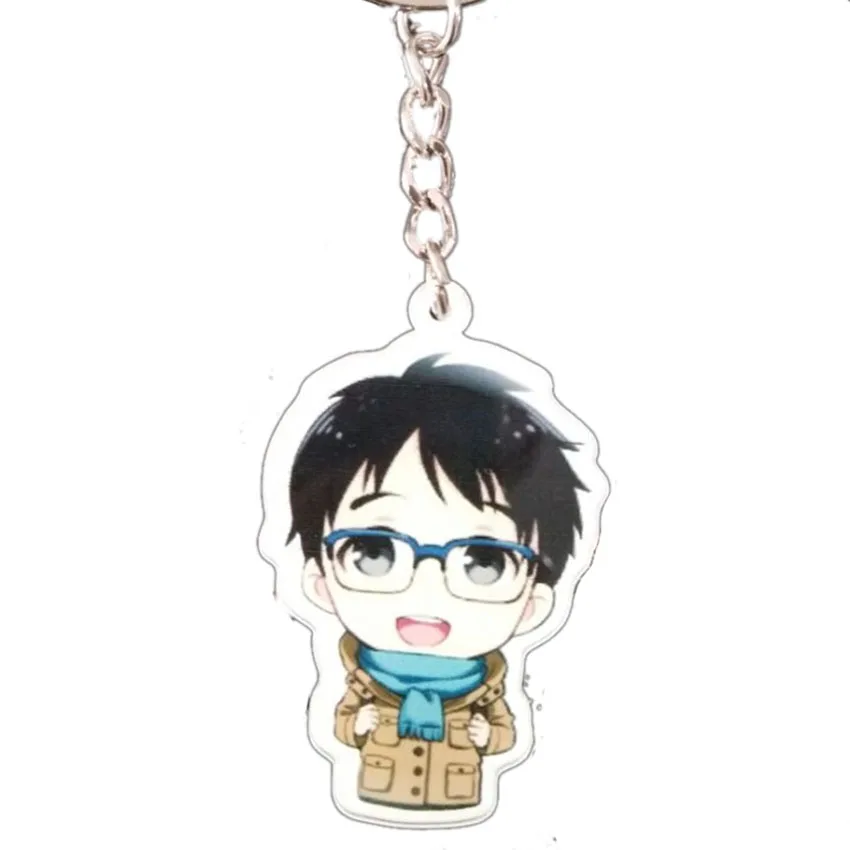 Meetcute 1/2/6 хит продаж акриловый Юри на льду брелок Аниме Юрий Виктор Брелок кацуки