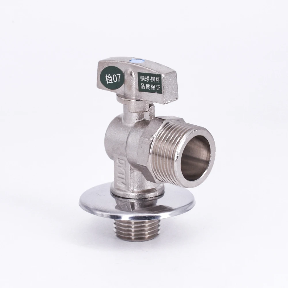 Поворотный шаровой кран 1/2 дюйма угловой 90 градусов размер отверстия 3/4 мм высота