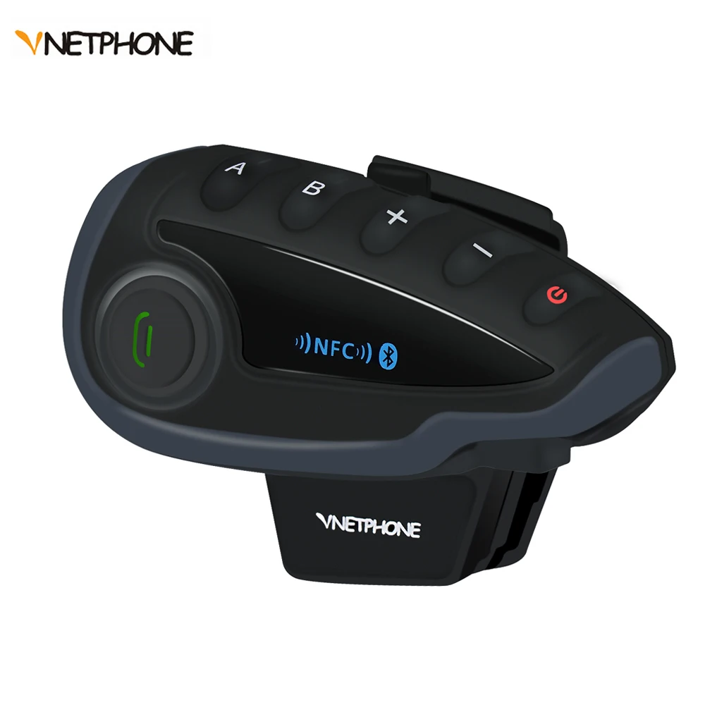 Bluetooth гарнитура Vnetphone V8 BT 3 0 мотоциклетная водонепроницаемая до 1200 м|Наушники для