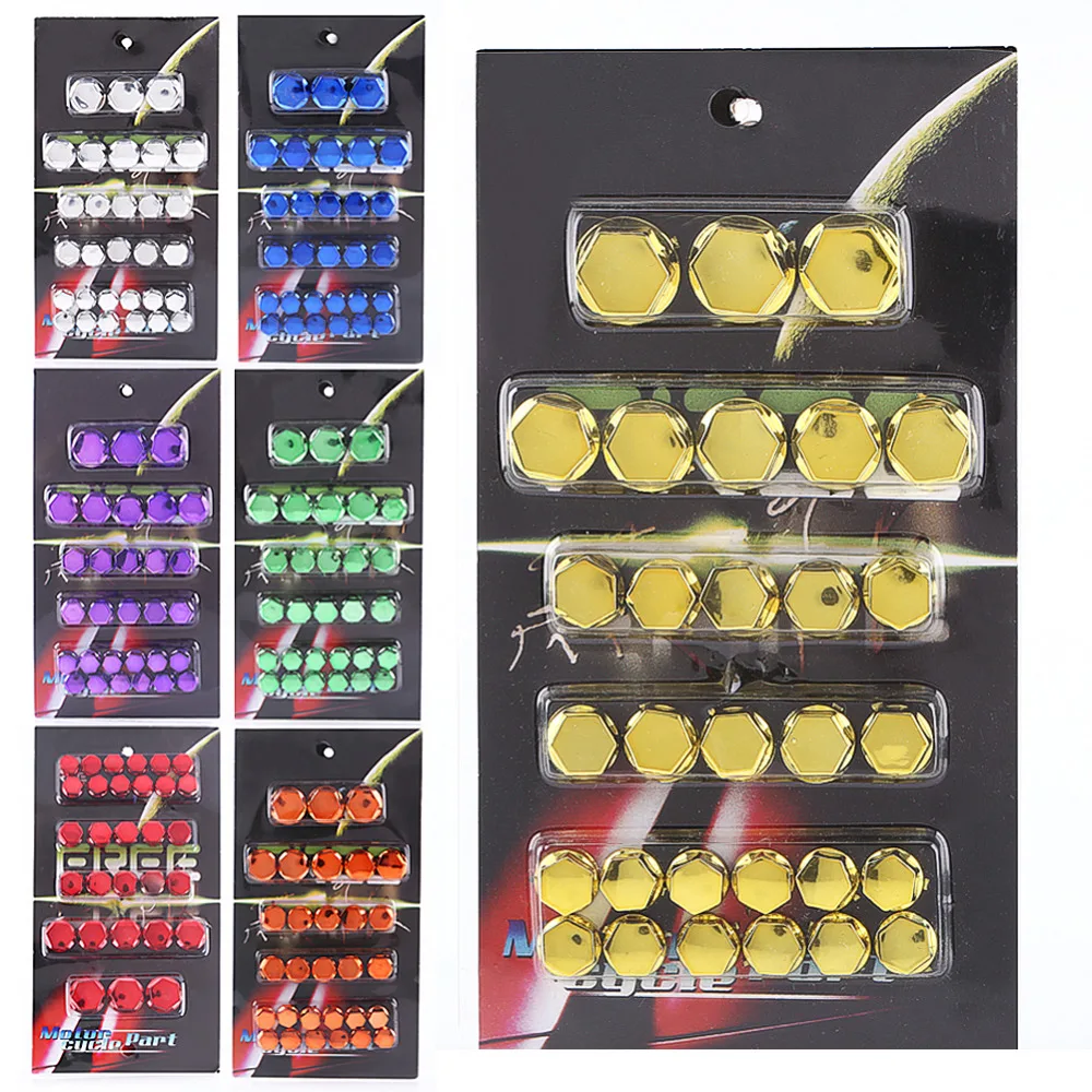 30 шт. крышка гайки для мотоцикла болта украшение Yamaha Kawasaki Honda стиль автомобиля |