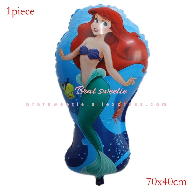 1pc Ariel balloon Вечерние украшения для баннеров с изображением Русалочки для вечеринки в честь Дня Рождения - Цвет: 1pc Ariel balloon