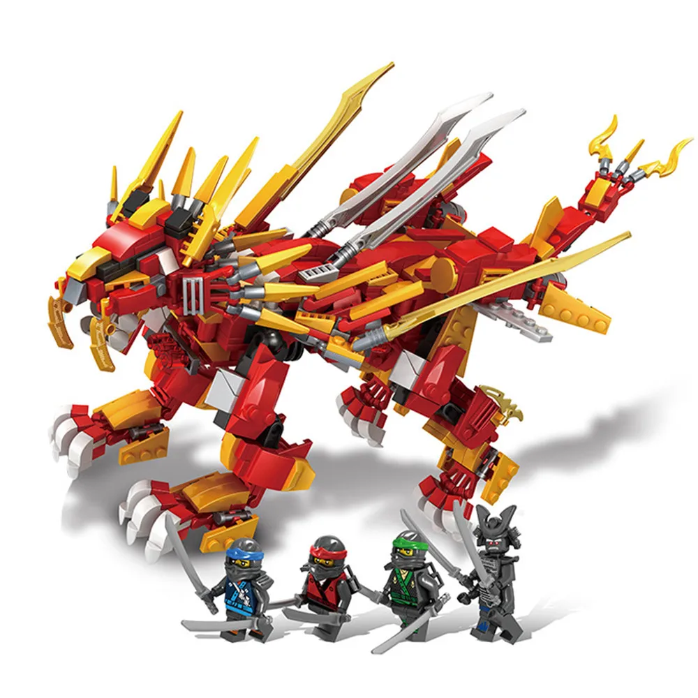 Legoings ABS строительные блоки детские развивающие Legoed Рыцари дракона