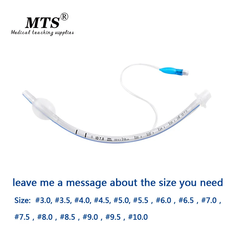 10 шт. медицинская терапевтическая Интубация из ПВХ проушина горло трубки размер 3