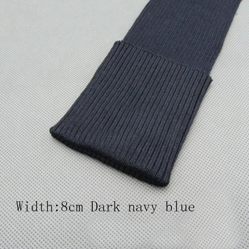 dark navy blue 1 шт., бейсбольная форма с манжетами из хлопковой ткани, нижнее белье для здоровья, ребро, детская одежда, ребро, манжета из хлопковой ткани - Цвет: dark navy blue