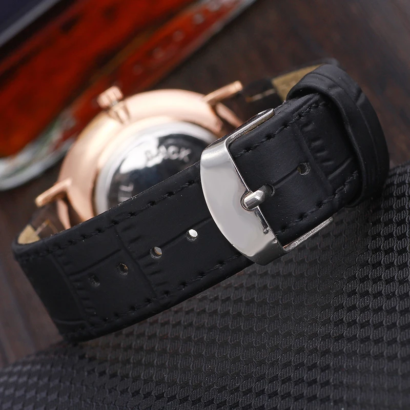 Luobos модные часы для влюбленных кожаные кварцевые наручные горячая Распродажа