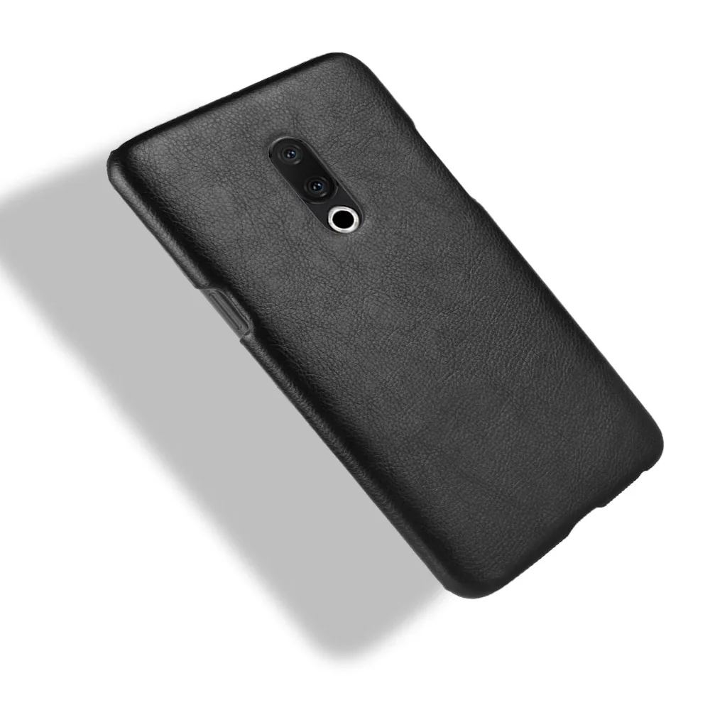 Чехол для Meizu 15 Plus Жесткий ПК кожаный жесткий пластиковый чехол телефона задняя