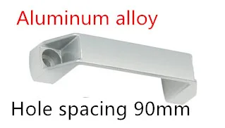 90mm Aluminum alloy Высококачественная ручка для ящика для инструментов, чемоданов, оборудования для шкафа, ручки для выдвижных ящиков, аксессуары для оборудования - Цвет: 90mm Aluminum alloy