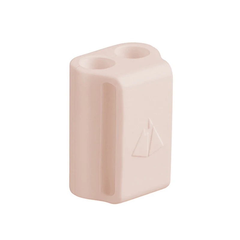 Pink Силиконовый держатель гарнитуры для AirPods защитный чехол для беспроводных bluetooth-наушников часы портативная коробка для хранения наушников - Цвет: Pink