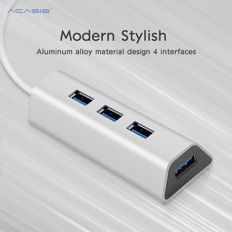 20 см 200 длинная линия USB3.0 Acasis Алюминий Супер скорость 5 Гбит/с USB концентратор