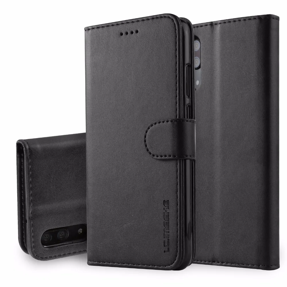 Кожаный чехол с откидной крышкой для huawei p20 lite телефона pro откидные Чехлы кошелек