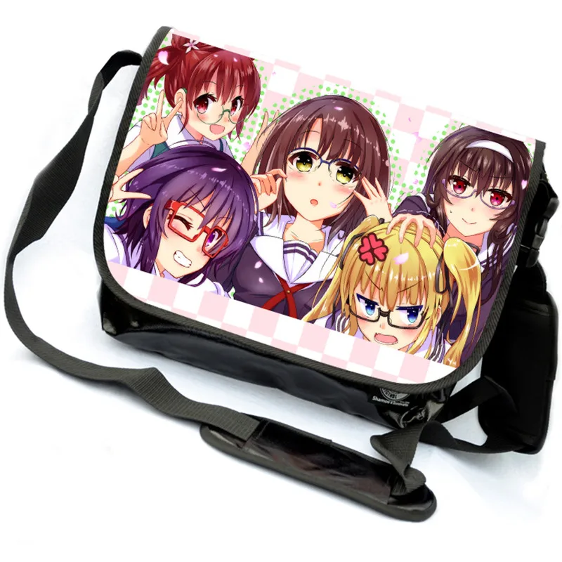 

Сумка на плечо Saenai heroine no sodate-kata Kasumigaoka Utaha, сумка-тоут, холщовая сумка-мессенджер, сумка для покупок