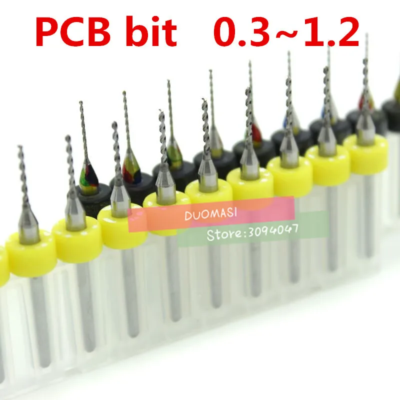 Мини сверло для печатной платы Вольфрамовая сталь твердосплавные сверла с ЧПУ 10