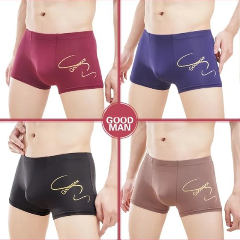 8 шт./лот фирменные мужские трусы боксеры сексуальное мягкое Мужское нижнее белье