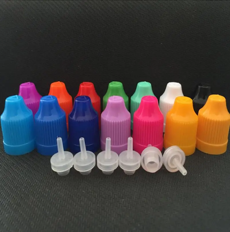 Wholesale 10ML Mini Plastic Dropper Bottles With Childproof Cap And Long Thin Tip for E juice |