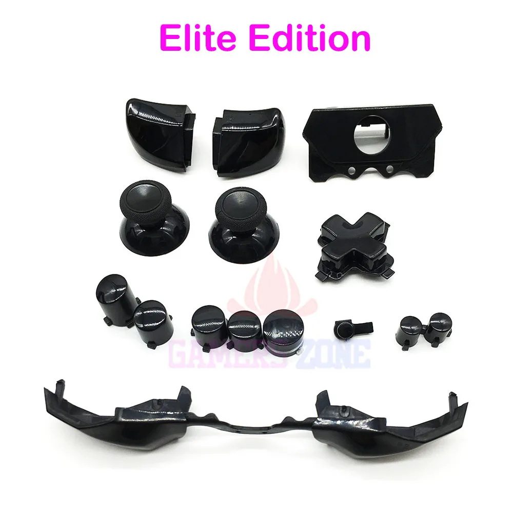 Набор черных кнопок Dpad RT LT кнопки LB и RB ABXY для Xbox One Controller Elite Edition|guide|guide button |