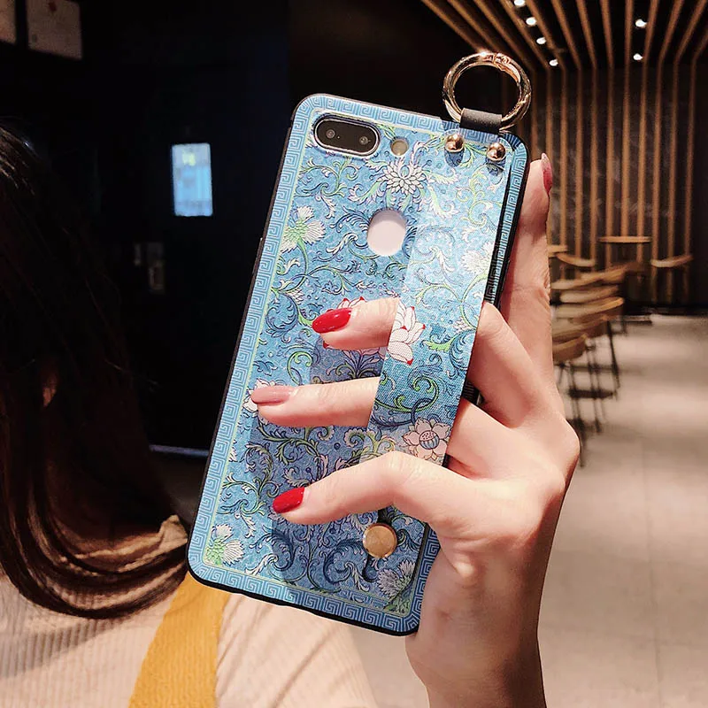 Чехол с ремешком на запястье для телефона Huawei Mate 10 20 Pro чехол P10 plus P20 Lite Nova 4 3 3i 2s